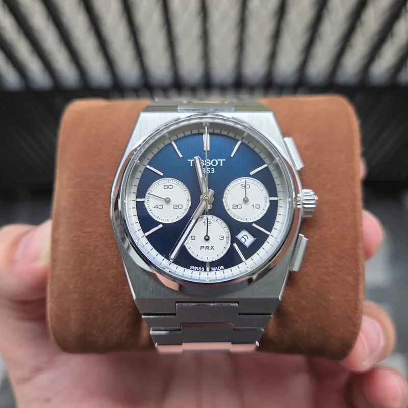 PRX Chronograph Stainless Steel / Blue