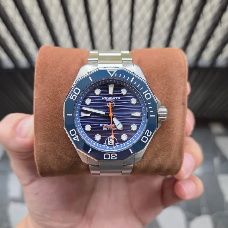 Aquaracer Professional 300 Blue Stainless Steel / Blue / Bracelet