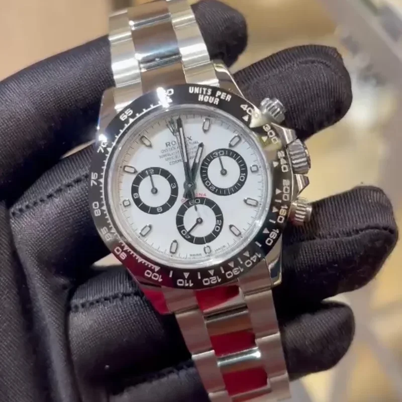 Cosmograph Daytona Stainless Steel - Cerachrom / White / Oyster