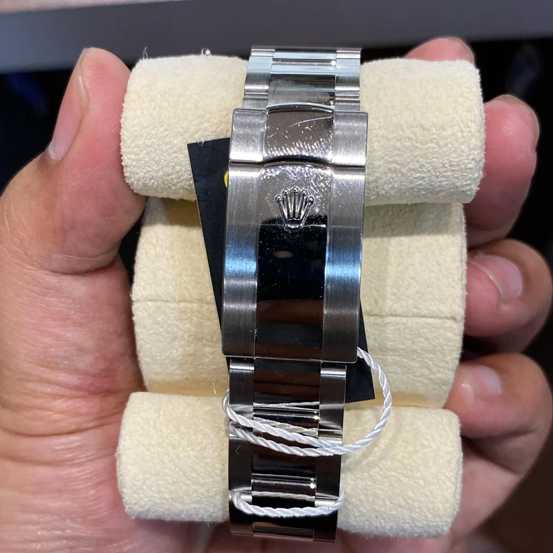 Thumb Datejust 41 Stainless Steel Smooth / Oyster / Black