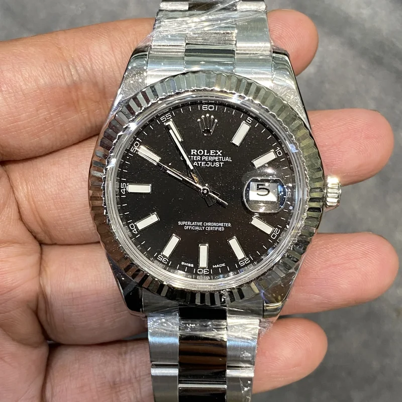 Datejust II Fluted Black Stick