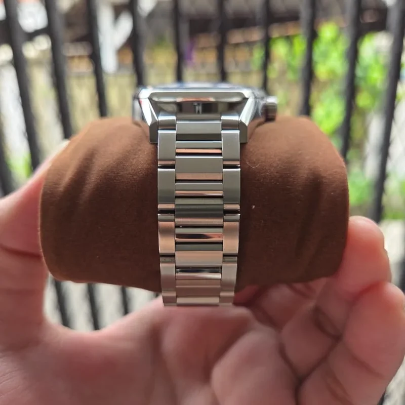 Thumb Carrera Calibre 5 Day Date Stainless Steel / Blue / Bracelet