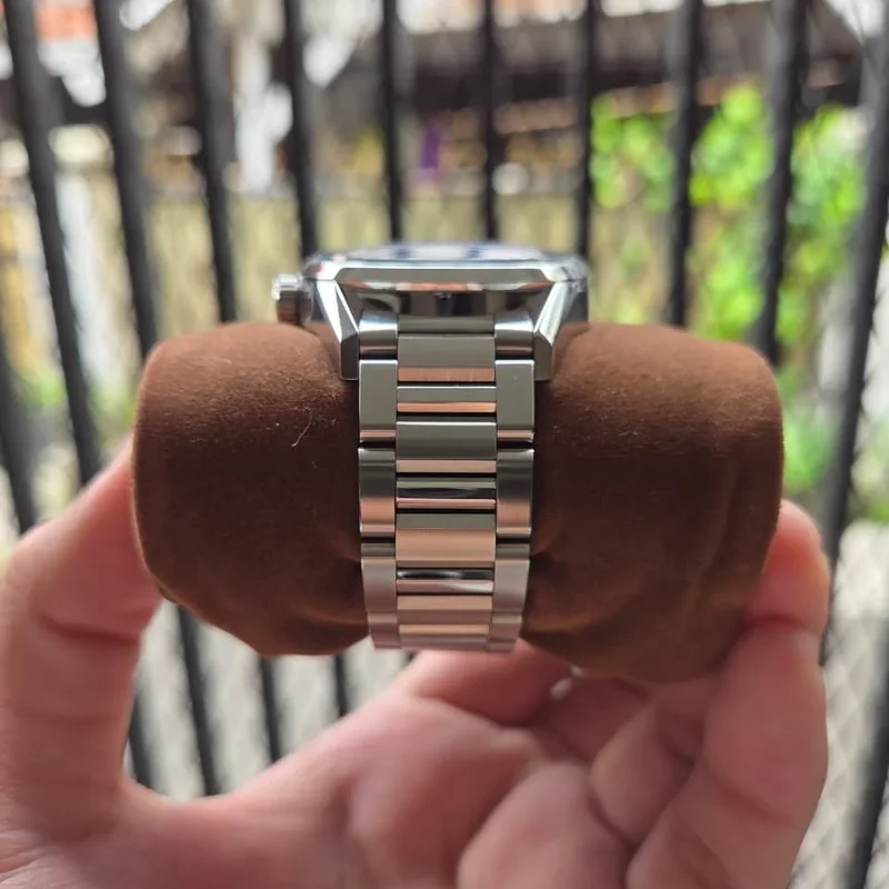 Thumb Carrera Calibre 5 Day Date Stainless Steel / Blue / Bracelet