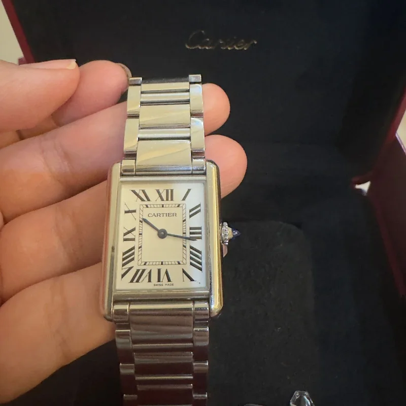 Tank Must Large Quartz Stainless Steel / Silver / Bracelet