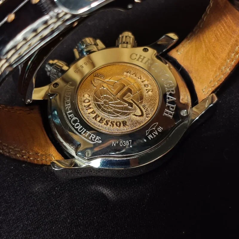 Thumb Master Compressor Chronograph / Stainless Steel / Black