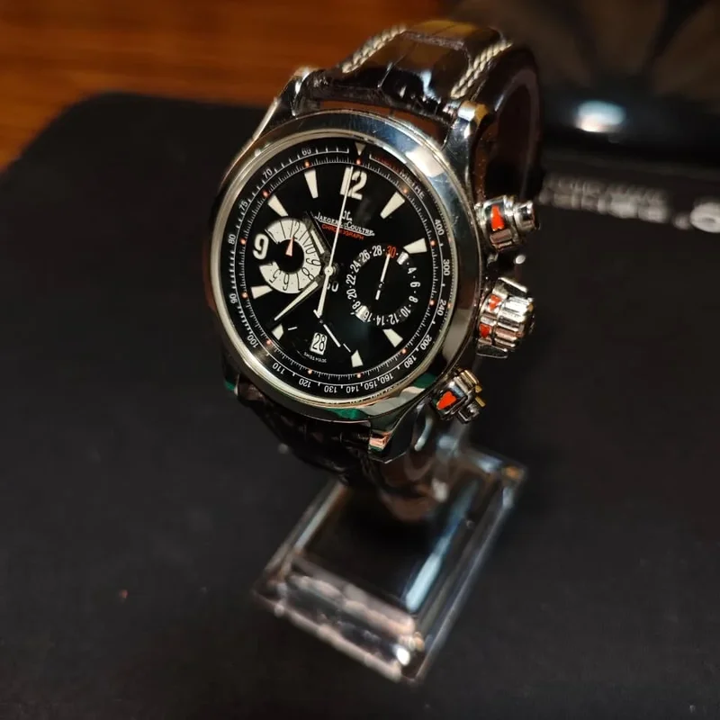 Thumb Master Compressor Chronograph / Stainless Steel / Black