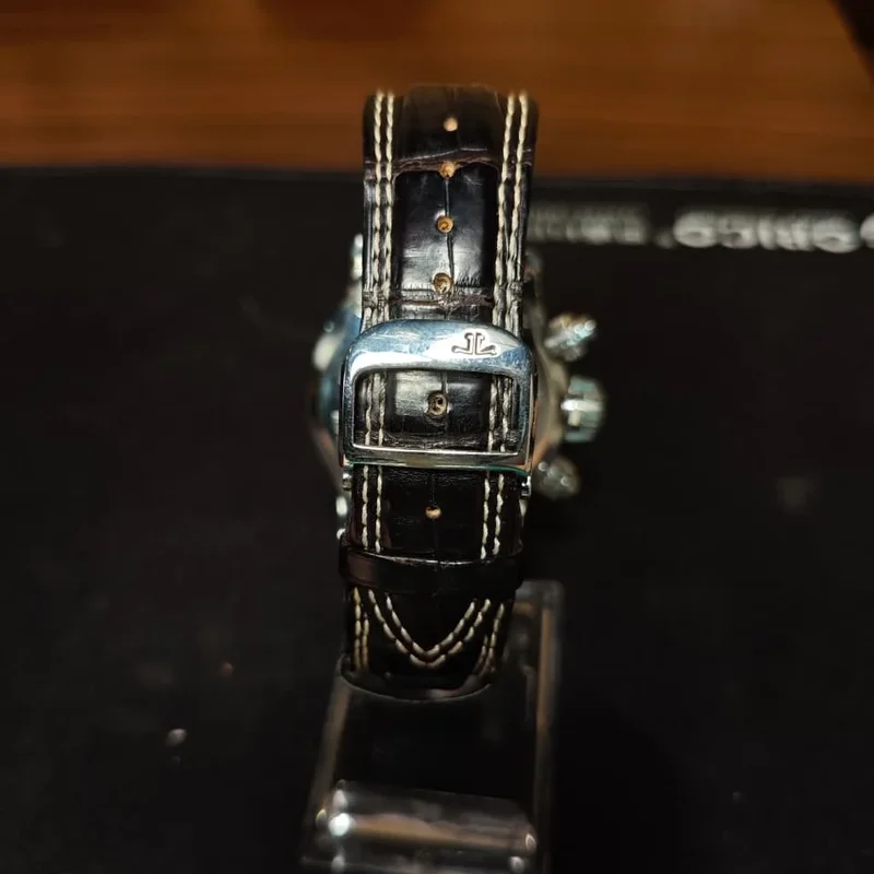 Thumb Master Compressor Chronograph / Stainless Steel / Black