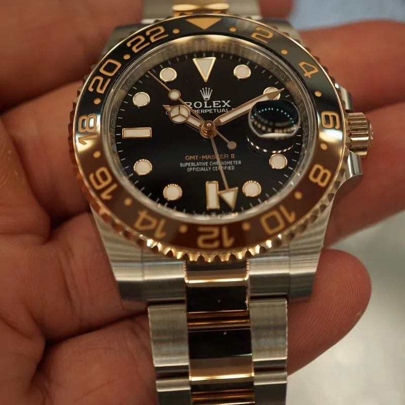 Thumb GMT-Master II Stainless Steel / Everose / CHNR / Oyster