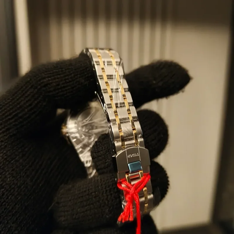 Thumb Royal Date 28 Stainless Steel / Yellow Gold - Diamond / MOP