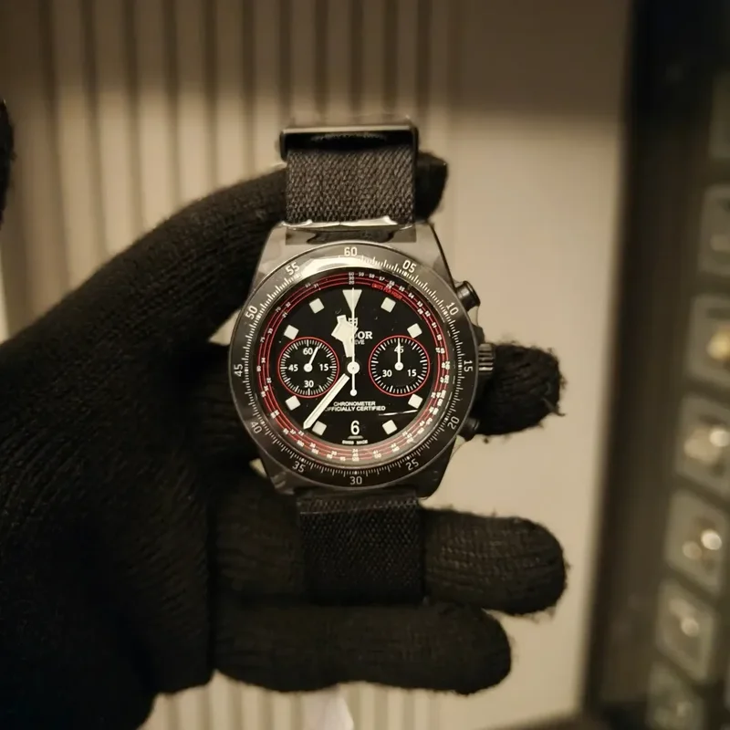 Pelagos FXD Chronograph / Matte-Black / Fabric