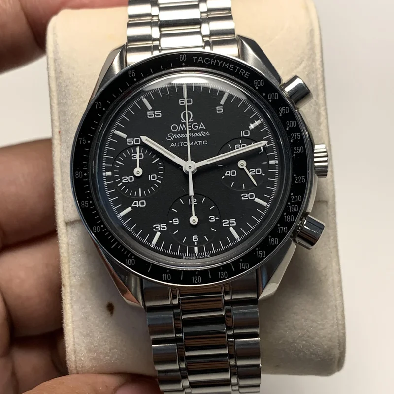 Speedmaster Reduced Stainless Steel / Black / Bracelet