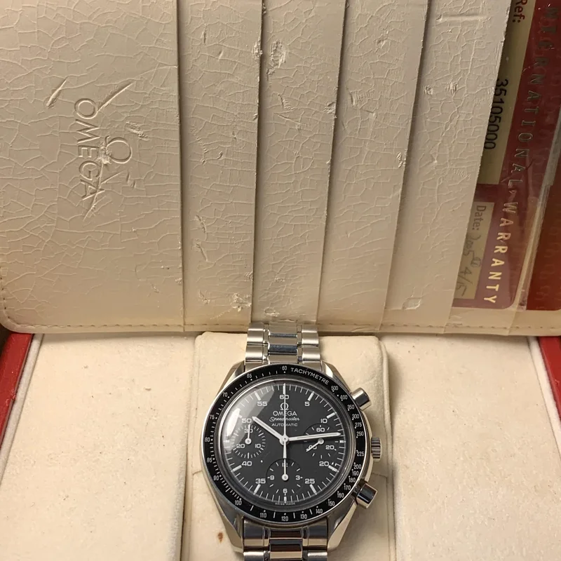 Thumb Speedmaster Reduced Stainless Steel / Black / Bracelet