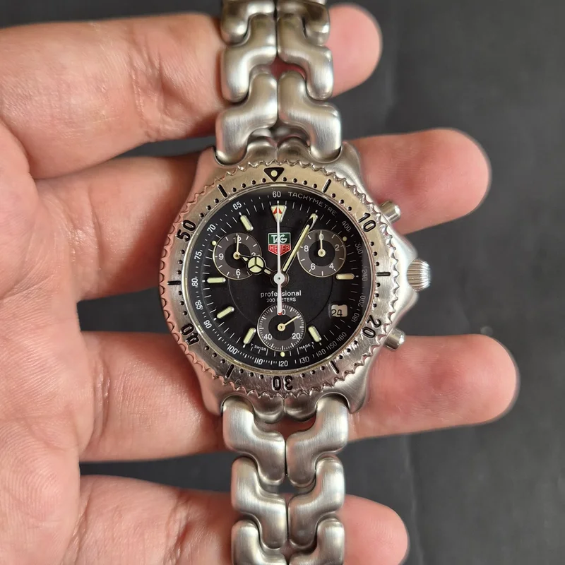 Professional SEL 200 Quartz Chronograph / Stainless Steel / Black