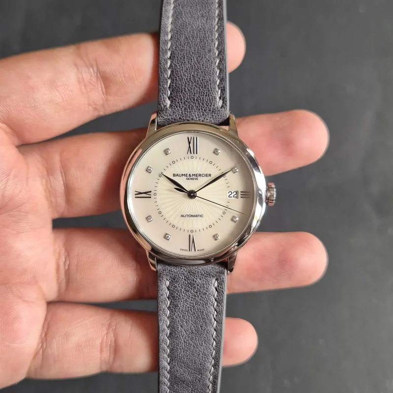 Classima 36.5 Automatic Stainless Steel / Diamond / MOP / Alligator