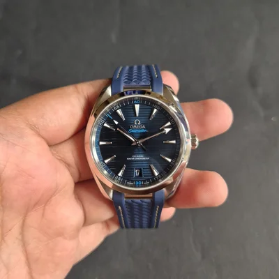 Seamaster Aqua Terra 150M Master Chronometer 41 Stainless Steel / Blue / Rubber