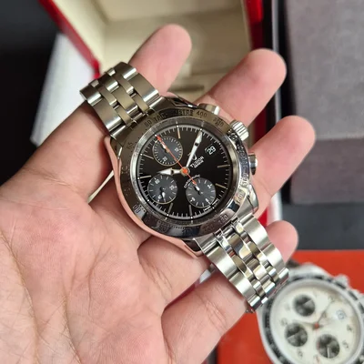 Prince Chronautic Stainless Steel / Black / Bracelet