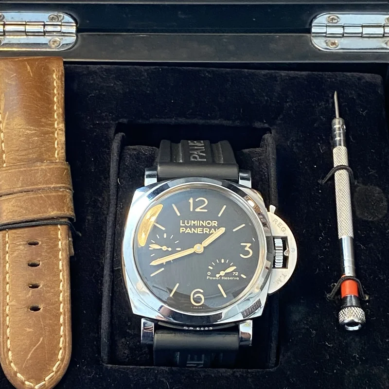 Thumb Luminor 1950 47 3 Days Power Reserve Stainless Steel / Black