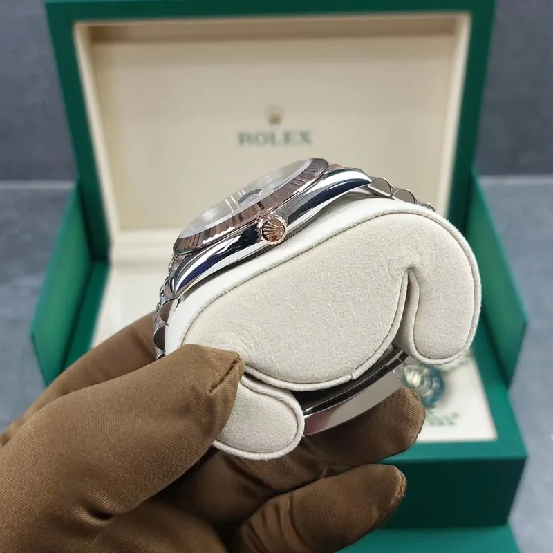 Thumb Datejust 41 Rolesor Everose Fluted / Jubilee / Slate - Roman