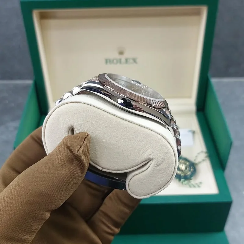 Thumb Datejust 41 Rolesor Everose Fluted / Jubilee / Slate - Roman