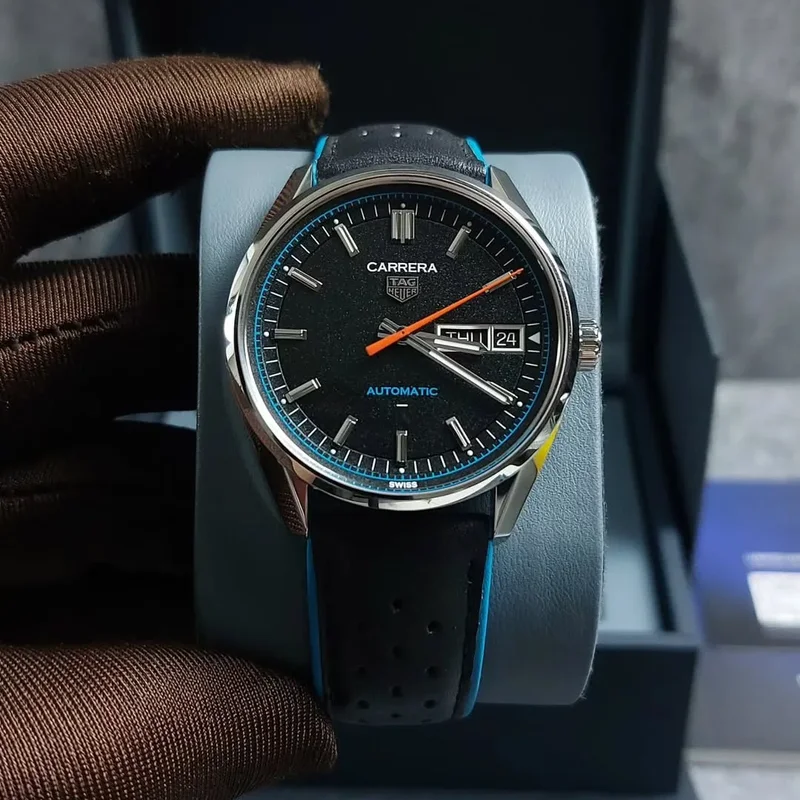Carrera Day-Date 41 Stainless Steel / Black
