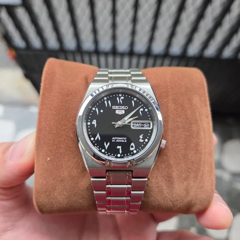 5 Automatic Japan Made SNK063J5 Arabic Black 