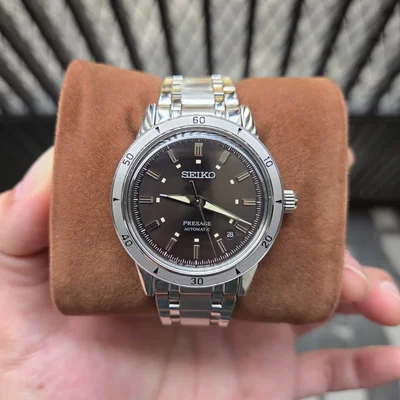 Presage SRPL09J1 Style60s Elegant Yet Rugged Stainless Steel / Brown