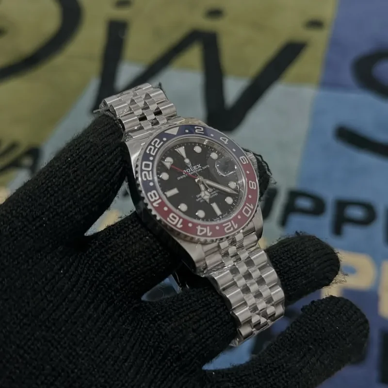 Thumb GMT-Master II Stainless Steel / BLRO / Jubilee