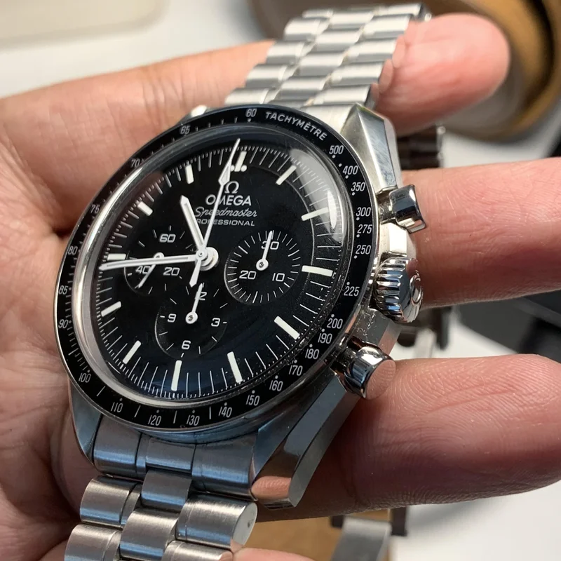 Thumb Speedmaster Professional Moonwatch 3861 Stainless Steel / Black / Plexi / Bracelet