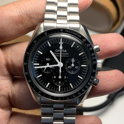 Speedmaster Professional Moonwatch 3861 Stainless Steel / Black / Plexi / Bracelet