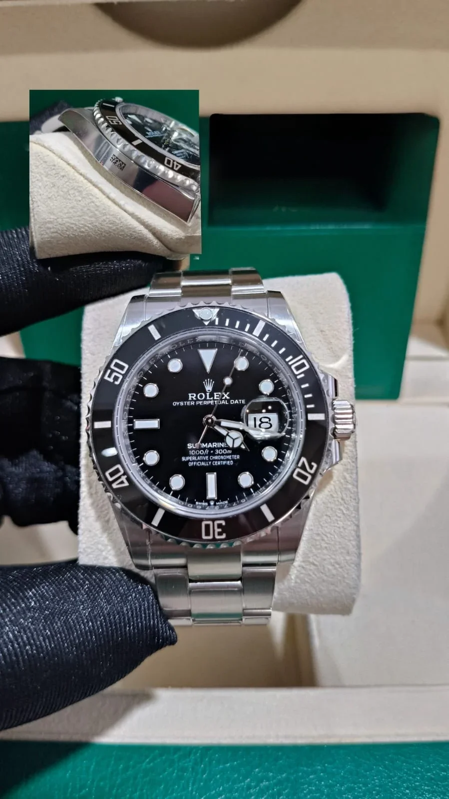 Submariner Date 41 Stainless Steel / Black / Cerachrom