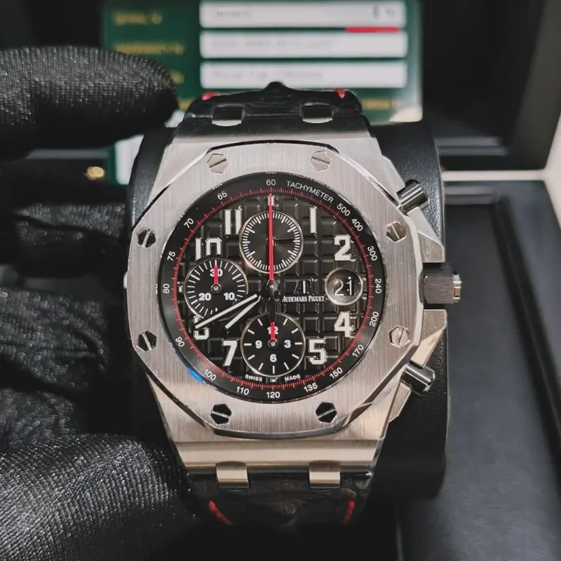Royal Oak Offshore 26470 Stainless Steel / Black / Alligator