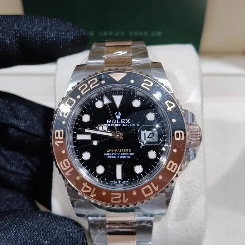 GMT-Master II Stainless Steel / Everose / CHNR / Oyster