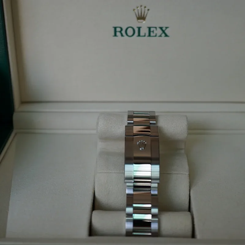 Thumb Datejust 41 Stainless Steel Smooth / Oyster / Blue