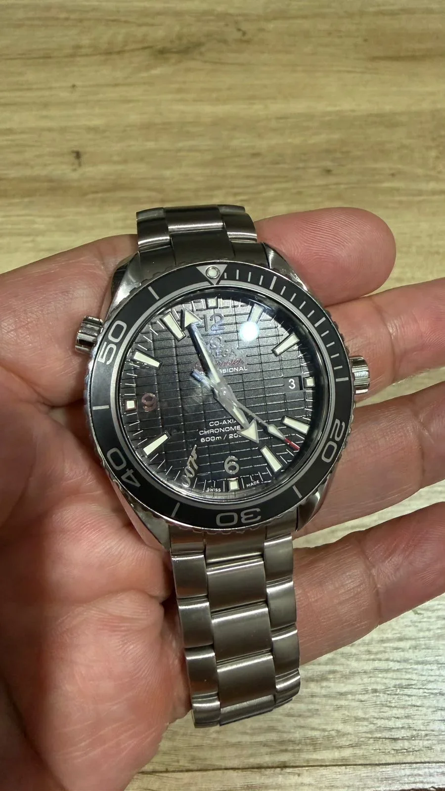 Seamaster Planet Ocean 600M Co-Axial 42 Stainless Steel / Black / Bracelet / James Bond Skyfall