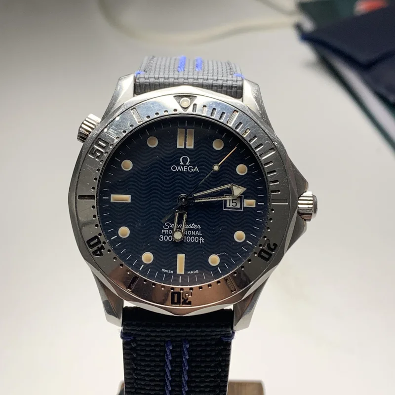 Seamaster Diver 300M Quartz 41 Stainless Steel / Blue / Bracelet