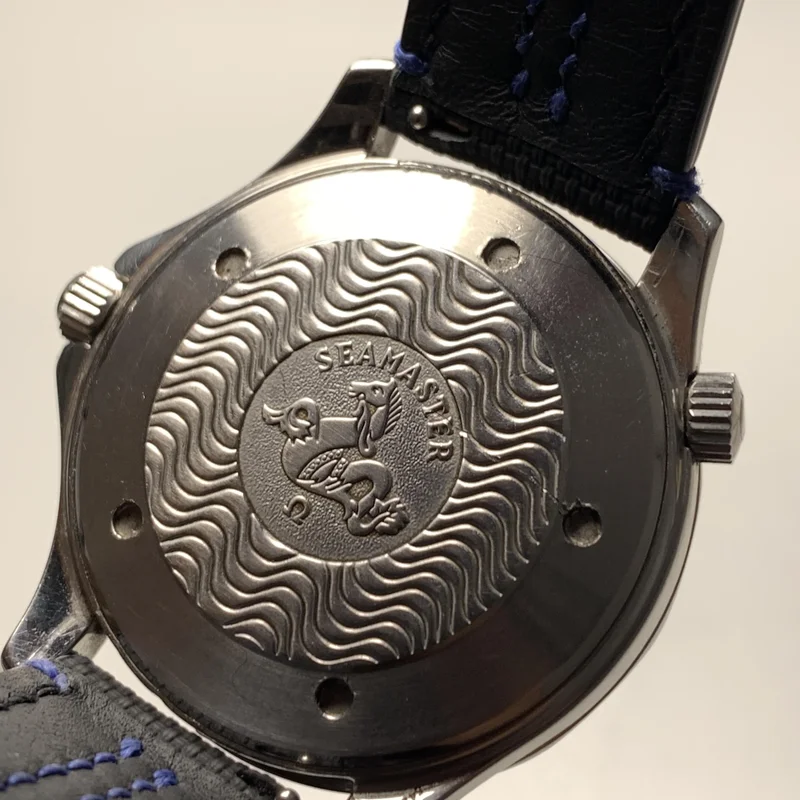 Thumb Seamaster Diver 300M Quartz 41 Stainless Steel / Blue / Bracelet