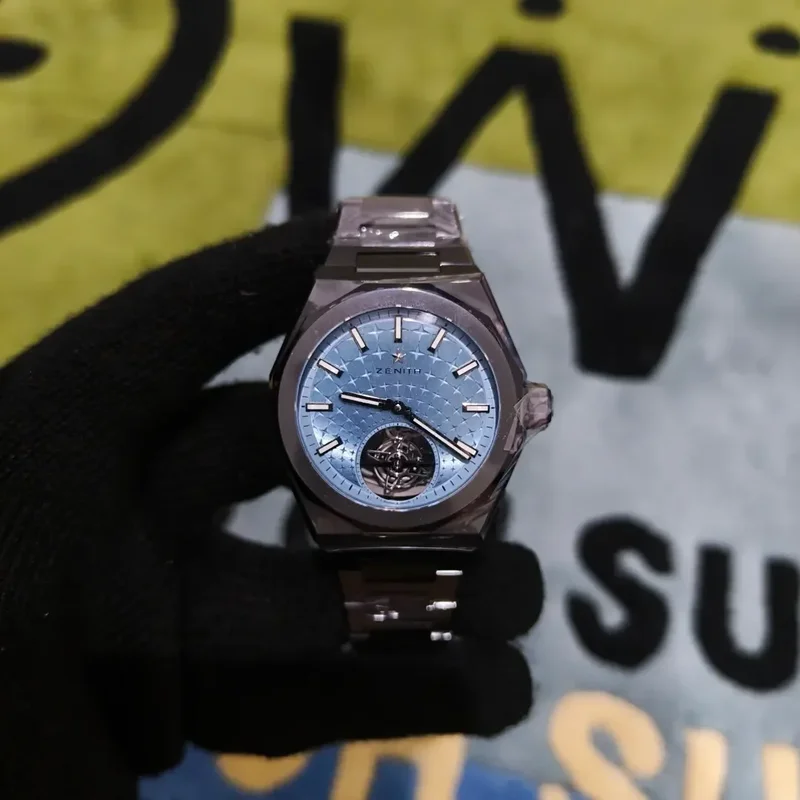 Defy Skyline Tourbillon Ice Blue
