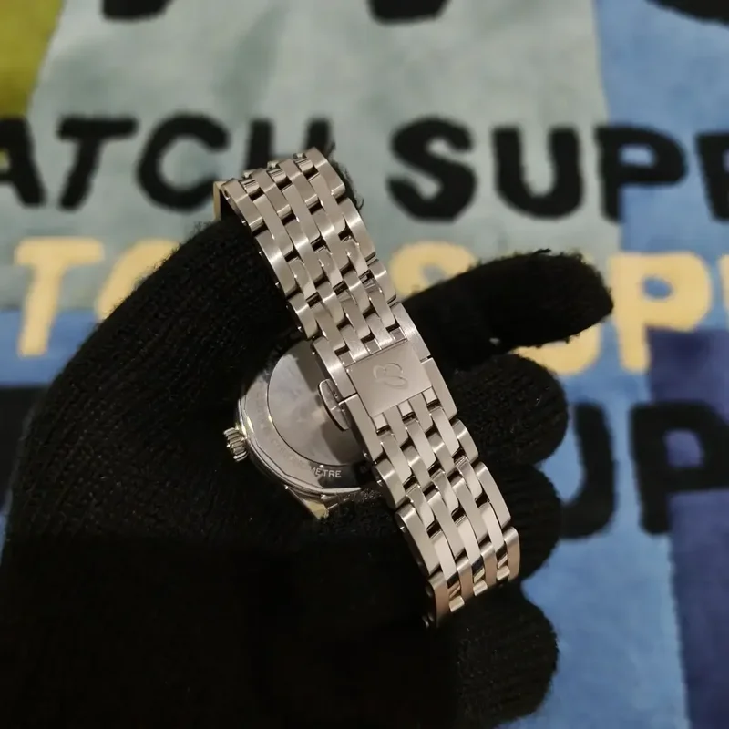 Thumb Navitimer 41 Automatic Stainless Steel / Ice Blue