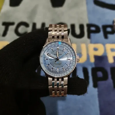 Navitimer 41 Automatic Stainless Steel / Ice Blue