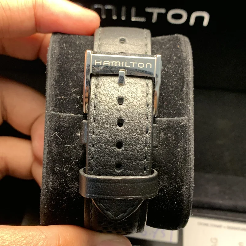 Thumb Intra-Matic 68 Auto Chrono Stainless Steel / Black / Strap