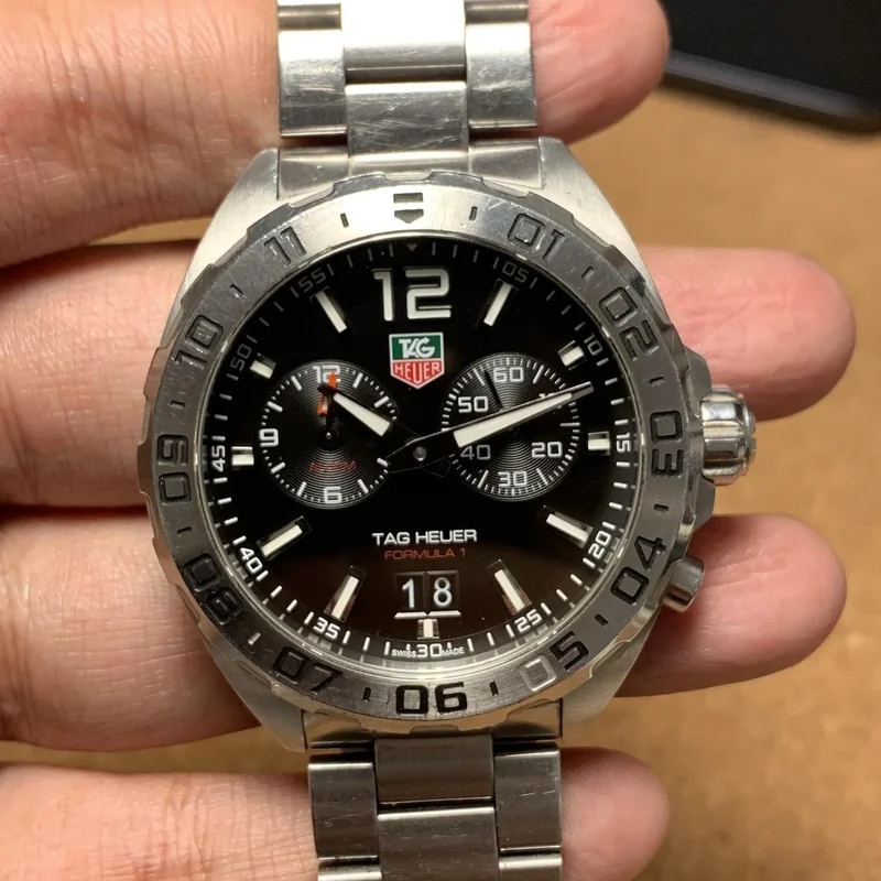 Formula 1 Alarm 41 Stainless Steel / Black / Bracelet