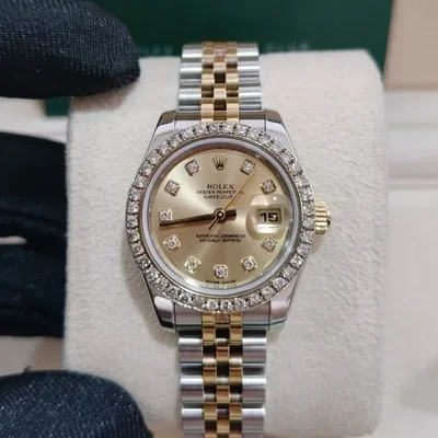 Lady-Datejust 26 Rolesor Fluted Computer Diamond Jubilee