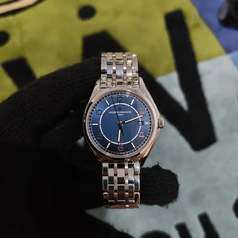 FiftySix Self-Winding Stainless Steel / Blue / Bracelet