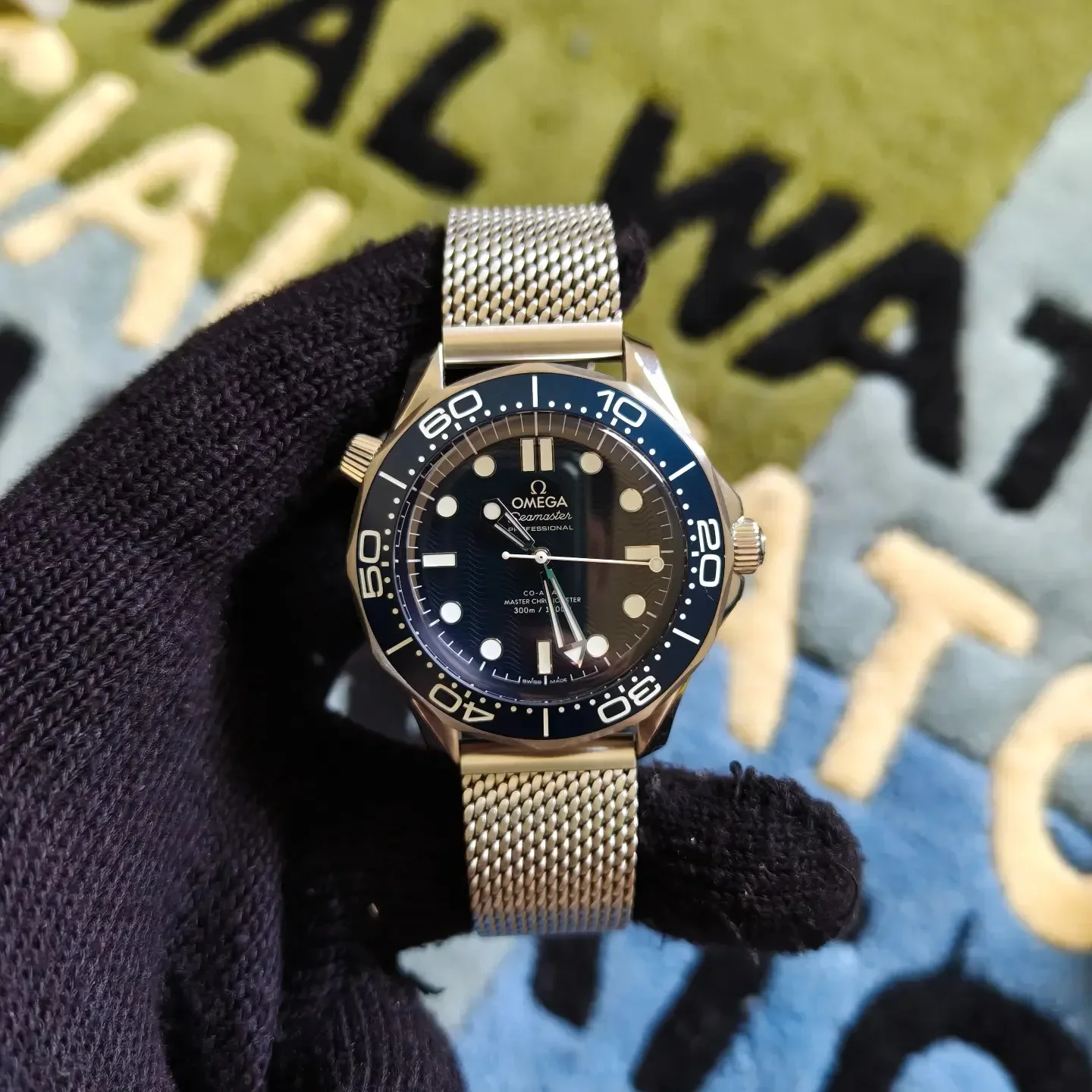 Seamaster Diver 300M Master Co-Axial 42 Stainless Steel / James Bond 60th Anniversary