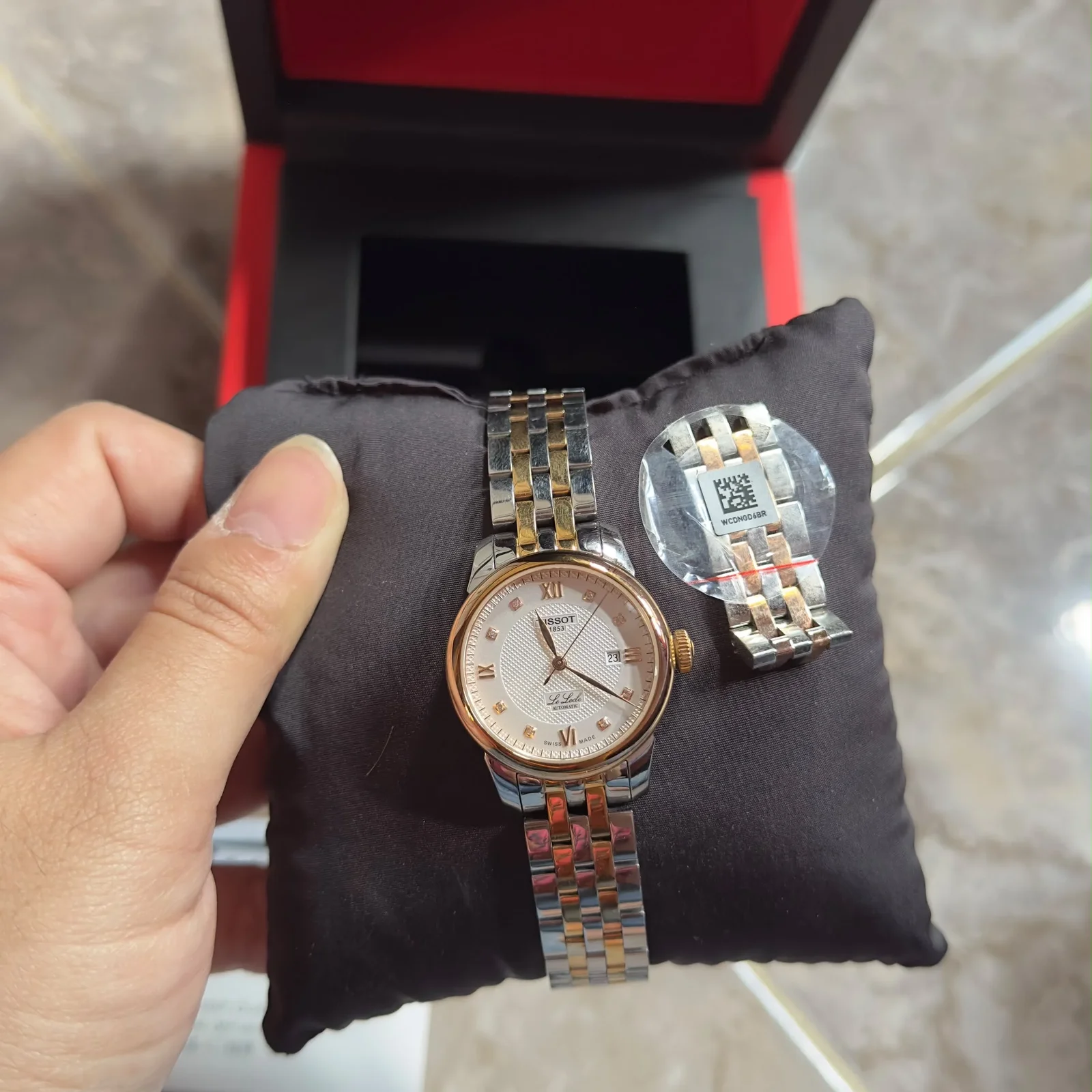 Le Locle 29 Automatic Lady Stainless Steel - Rose Gold / Silver / Bracelet