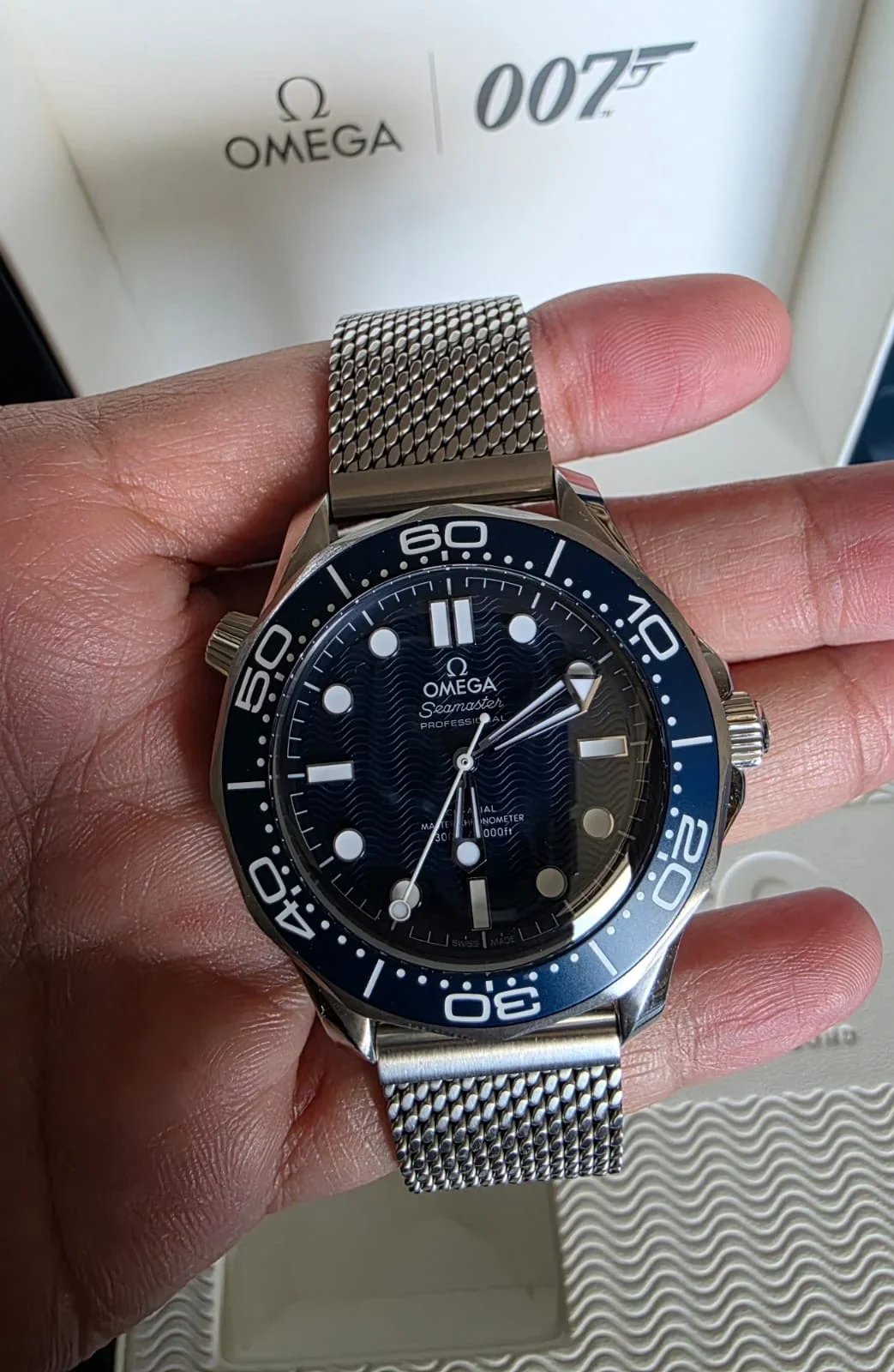 Seamaster Diver 300M Master Co-Axial 42 Stainless Steel / James Bond 60th Anniversary