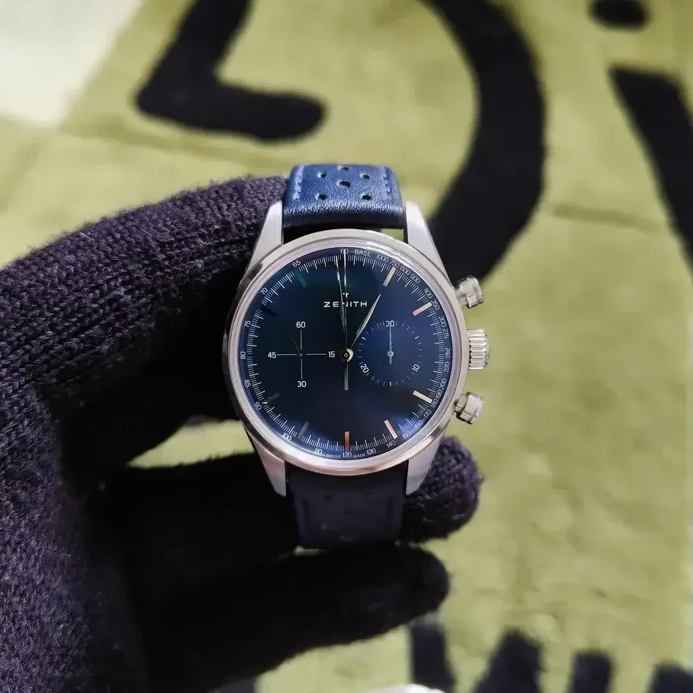 El Primero 146 Stainless Steel / Blue