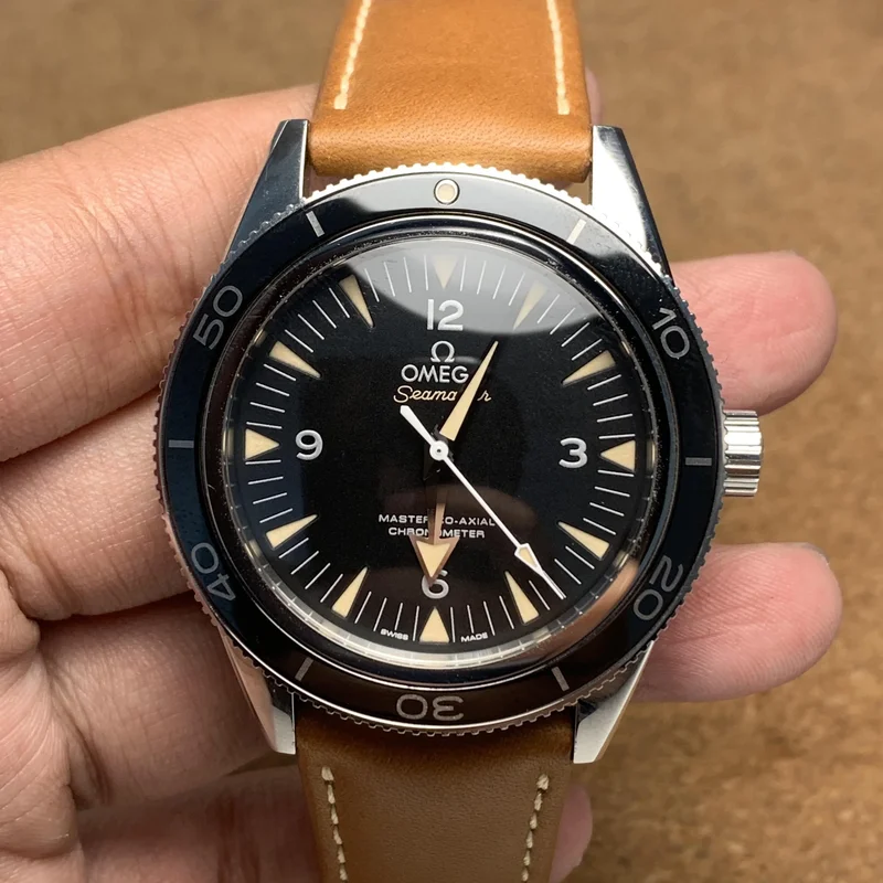 Seamaster 300 Master Co-Axial Stainless Steel / Black / Strap
