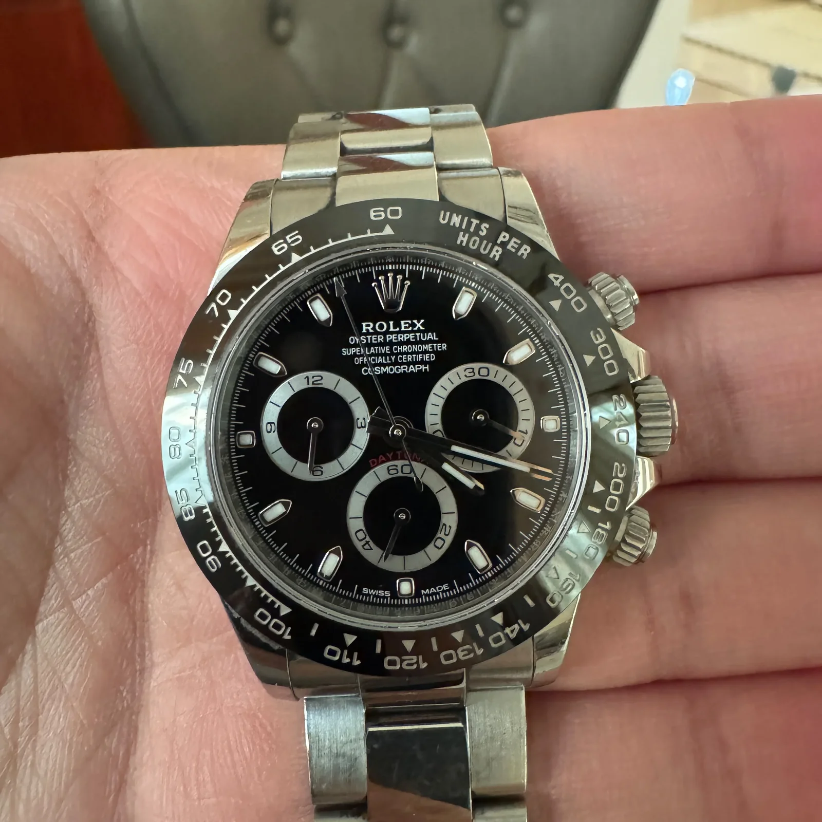 Cosmograph Daytona Steel / Cerachrom / Black