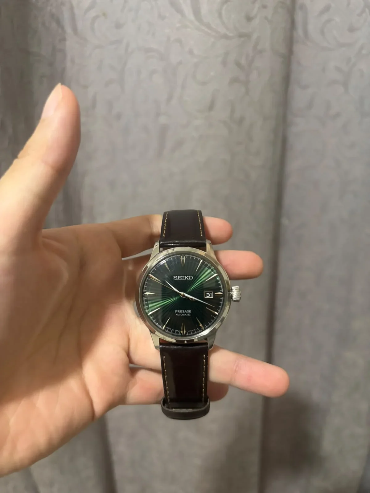 Presage SRPD37J1 Cocktail Time Automatic Green / Strap